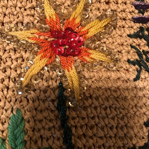 Vintage Petro Zillio Hand Sewn Embroidered Sequined Bag - Picture 7 of 11